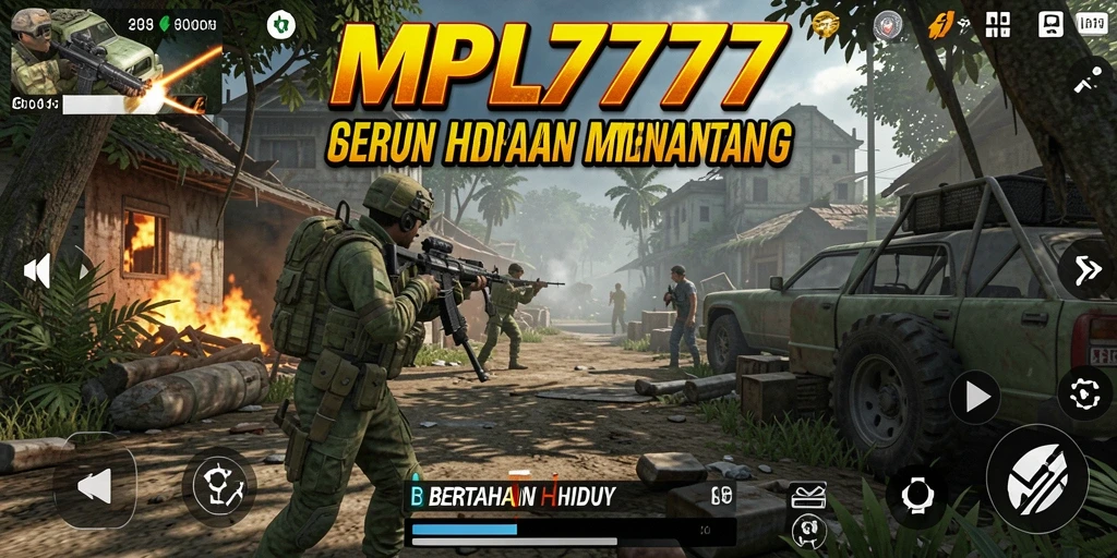 Tampilan antarmuka MPL777 dalam mode Bertahan Hidup yang seru.