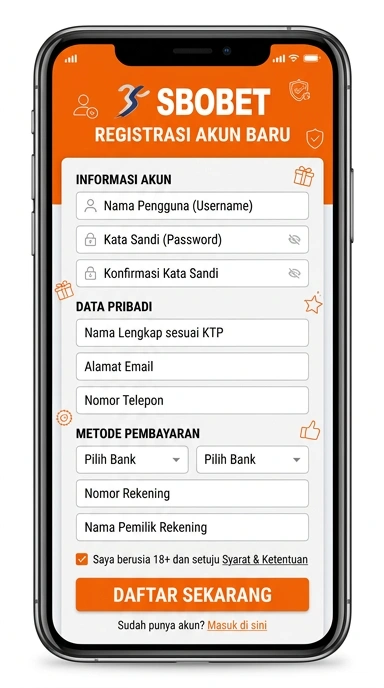 Buat Akun Baru sbobet dengan Mudah dan Cepat