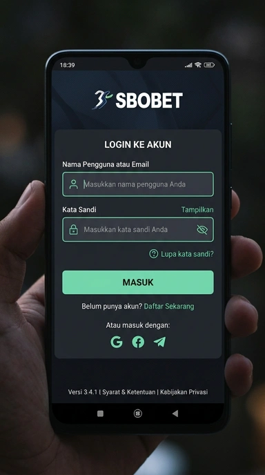 Panduan Masuk Akun sbobet untuk Pengguna Android